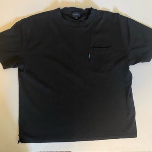 Faconnable Black Tee Shirt Basic Small